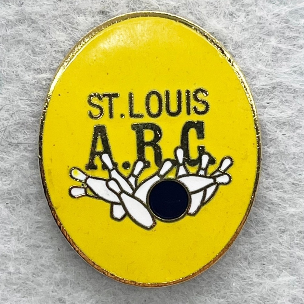 🔮 5/$25 Vintage St. Louis A.R.C. Bowling Pin